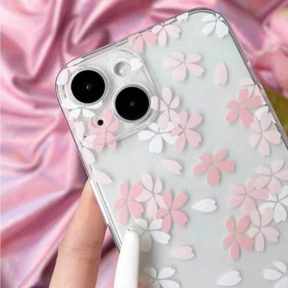 ⚠️Clearance💕iPhone 14/Pro/Pro Max Pink Flower Phone Case - Picture 4 of 4